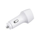 Ładowarka samochodowa Forcell F-Energy Carbon USB C + USB A QC3.0 PD 3A 38W CC50-1A1C biała
