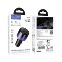 Ładowarka samochodowa Hoco USB A + 2x USB C QC3.0 PD 57W Z69B czarna