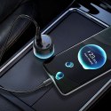 Ładowarka samochodowa Hoco USB A + 2x USB C QC3.0 PD 57W + kabel USB C do C Z69B czarna