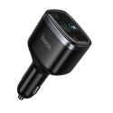 Ładowarka samochodowa Hoco USB A + 2x USB C QC3.0 PD 93W Z70 czarna