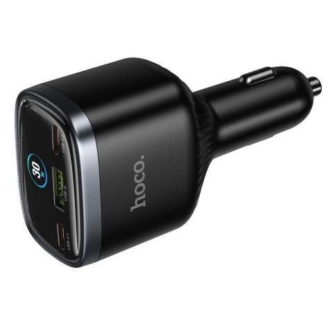 Ładowarka samochodowa Hoco USB A + 2x USB C QC3.0 PD 93W Z70 czarna