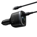 Ładowarka samochodowa Hoco USB A + 2x USB C QC3.0 PD 93W + kabel C do C Z70 czarna