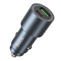 Ładowarka samochodowa Hoco USB A + USB C QC3.0 PD 48W Z60 czarna