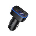 Ładowarka samochodowa Hoco z LCD 2x USB A + 1x USB C QC3.0 PD 42W Z63A czarna