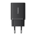 Ładowarka sieciowa Baseus Cube Pro 30W USB-C USB-A - czarna
