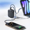 Ładowarka sieciowa Baseus EnerCore CJ11 45W z portem USB-C i ze zwijanym kablem USB-C - czarna
