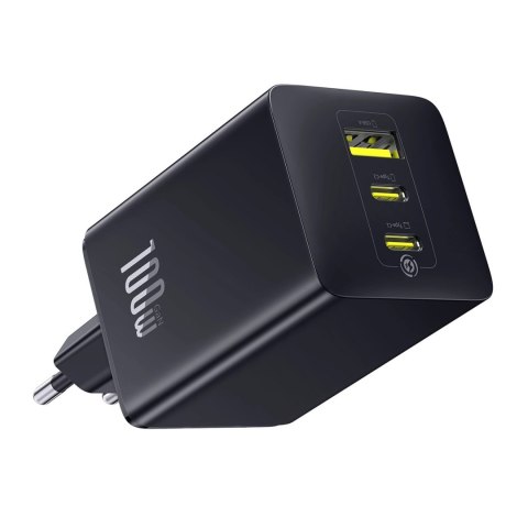 Ładowarka sieciowa Baseus EnerFill FE11 100W 2 x USB-C + USB-A - czarna