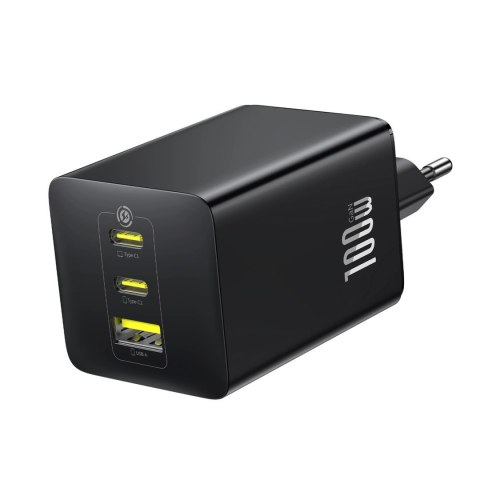 Ładowarka sieciowa Baseus EnerFill FE11 100W 2 x USB-C + USB-A - czarna