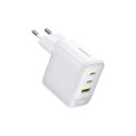 Ładowarka sieciowa Baseus EnerFill FE22 70W 2 x USB-C + USB-A - biała