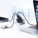 Ładowarka sieciowa Baseus EnerFill FE22 70W 2 x USB-C + USB-A - czarna
