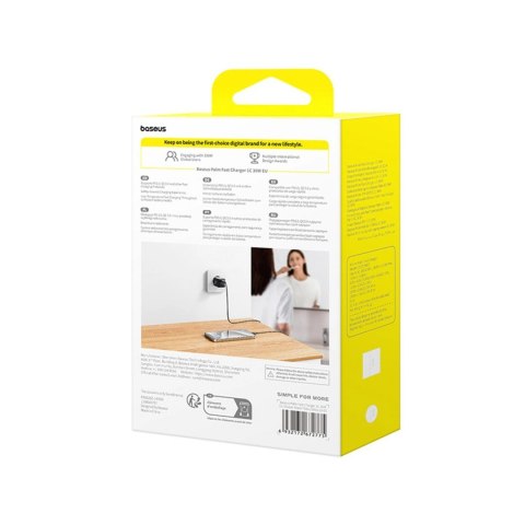 Ładowarka sieciowa Baseus Palm 30W USB-C - czarna