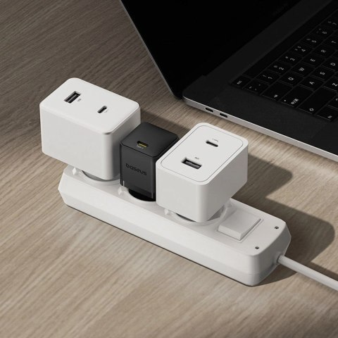 Ładowarka sieciowa Baseus Palm 30W z kablem USB-C 60W 1 m - czarna