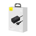 Ładowarka sieciowa GaN5 Baseus CCGP110201 67W HUB HDMI 2x USB-C / USB-A / HDMI 4K 30Hz 1,5m - czarna + kabel USB-C - USB-C 1m