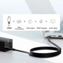Ładowarka sieciowa GaN5 Baseus CCGP110201 67W HUB HDMI 2x USB-C / USB-A / HDMI 4K 30Hz 1,5m - czarna + kabel USB-C - USB-C 1m
