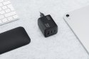 Ładowarka sieciowa do telefonu Blue Star GaN 2 x USB C + USB A QC4.0 PD 4A 65W VT-43 czarna