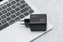 Ładowarka sieciowa do telefonu Blue Star GaN 2 x USB C + USB A QC4.0 PD 4A 65W VT-43 czarna