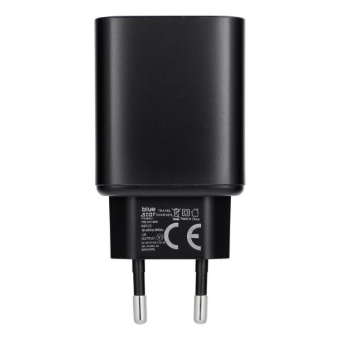Ładowarka sieciowa do telefonu Blue Star USB C AVS (iPhone 17/18Pro/Pro Max) SFC2.0 3A 60W TFB-SFC-60W czarna