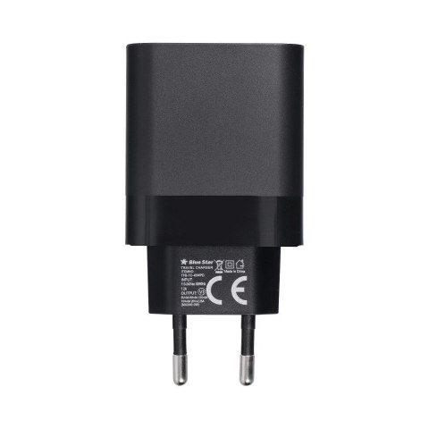 Ładowarka sieciowa do telefonu Blue Star USB C QC4.0 PD 3A 45W TFB-TC-45W czarna