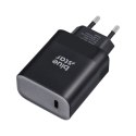 Ładowarka sieciowa do telefonu Blue Star USB C QC4.0 PD 3A 45W TFB-TC-45W czarna