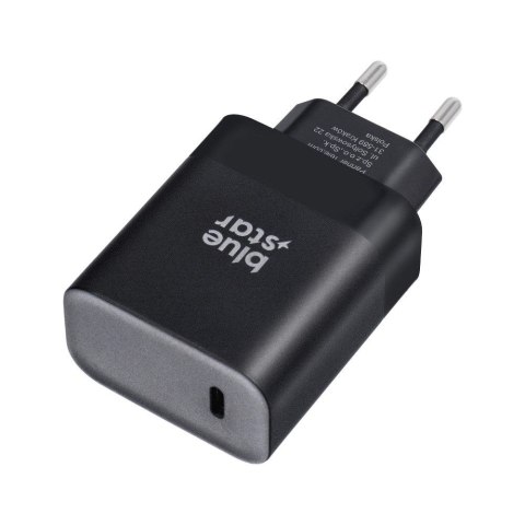 Ładowarka sieciowa do telefonu Blue Star USB C QC4.0 PD 3A 45W TFB-TC-45W czarna