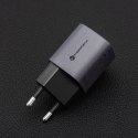 Ładowarka sieciowa do telefonu Forcell F-Energy GaN USB C + USB A QC4.0 PD 3A 33W VT-31 szara