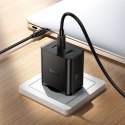 Ładowarka sieciowa do telefonu Hoco 2x USB C + USB A QC3.0 PD 3A 65W N75 czarna