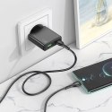 Ładowarka sieciowa do telefonu Hoco Slim USB A + USB C QC3.0 PD 3A 20W N38 czarna