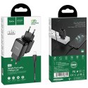Ładowarka sieciowa do telefonu Hoco USB A 2A 10W + kabel USB A do Lightning N2 czarna