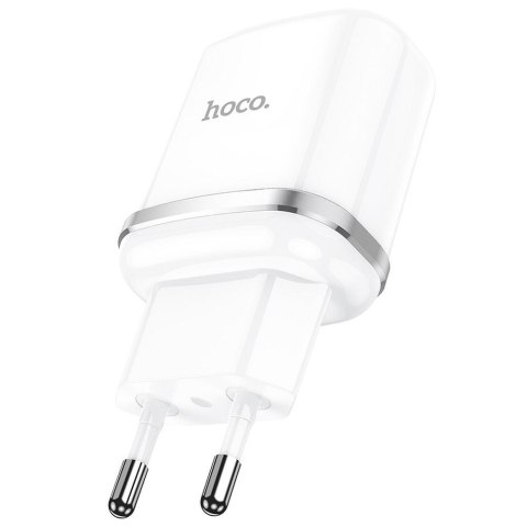 Ładowarka sieciowa do telefonu Hoco USB A QC3.0 3A 18W N3 biała