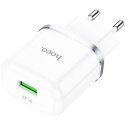Ładowarka sieciowa do telefonu Hoco USB A QC3.0 3A 18W N3 biała