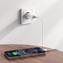 Ładowarka sieciowa do telefonu Hoco USB C PD 20W N14 biała