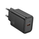 Ładowarka sieciowa do telefonu Hoco USB C QC PD 20W N60 czarna