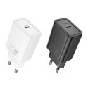 Ładowarka sieciowa do telefonu Hoco USB C QC PD 20W N60 czarna