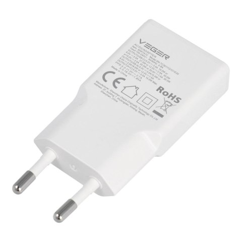 Ładowarka sieciowa do telefonu VEGER USB A + USB C QC PD 30W 30W1A1C biała