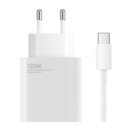 Ładowarka sieciowa Xiaomi BHR9462EU 120W 6A USB-A z kablem USB-C - biała