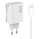Ładowarka sieciowa Xiaomi BHR9465EU 67W 6.2A USB-A z kablem USB-C - biała