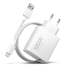 Ładowarka sieciowa Xiaomi MY-19-ER 100W 6.1A 1 x USB-A z kablem USB-C - biała