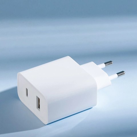 Ładowarka sieciowa Xiaomi Travel Charger Combo BHR4996GL USB-A / USB-C 33W PD - biała
