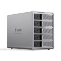 Macierz dyskowa Orico 9858T3 5 Big DAS Solution ProThunder z Thunderbolt 3 na 5 dysków 2,5"/3.5" SATA HDD/SSD - szara