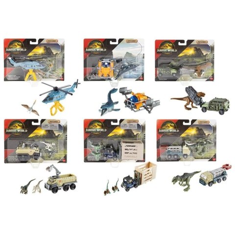 Matchbox Jurassic World Dino Transporters 2025 mix
