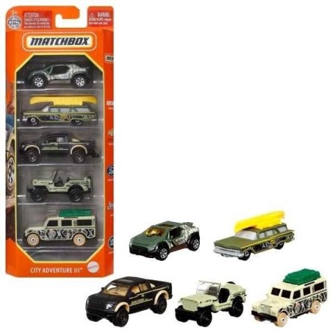 Matchbox Samochodziki 5-pak mix (12szt)