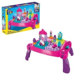 Mega Bloks Stolik z klockami Buduj i ucz się róż
