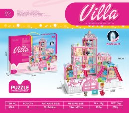 MEGA Willa Różowa z Funkcją Świateł 275el. + Akcesoria