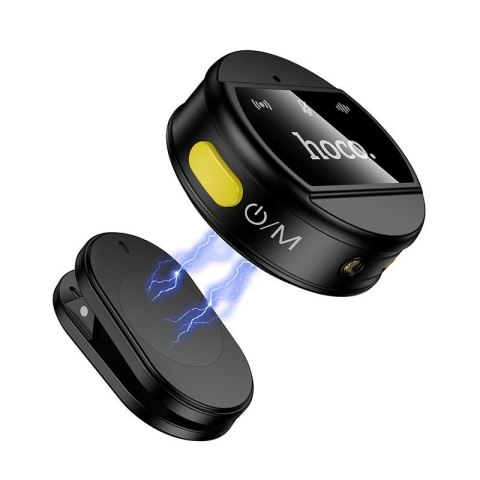 Mikrofon bezprzewodowy 2w1 Lightning / USB C Hoco L22 czarny