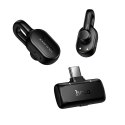 Mikrofon krawatowy bezprzewodowy USB-C Hoco L27 czarny