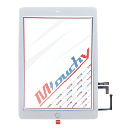 MUSTTBY Ekran dotykowy + taśma klejąca + Home do iPAD 5 (biały)