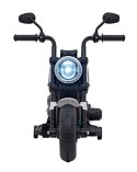 Motorek Chopper FASTER na akumulator dla dzieci Biały + Radio FM + Panel audio + LED