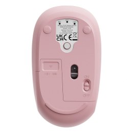 Myszka bezprzewodowa Baseus F01B 2.4GHz + Bluetooth 3.0 + 5.0 - różowa