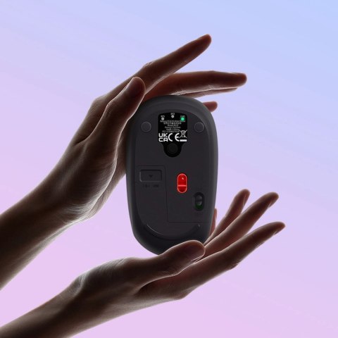 Myszka bezprzewodowa Baseus F01B 2.4GHz + Bluetooth 3.0 + 5.0 - szara