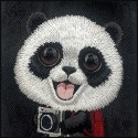 NIMMY futerał BIG EYED GIANT PANDA do IPHONE 18 Pro/17 Pro czarny